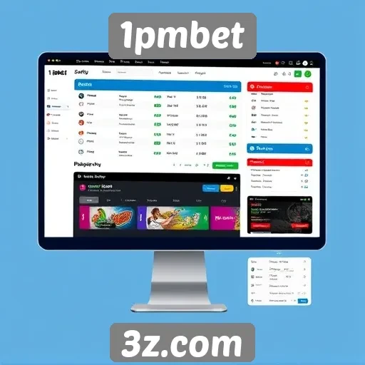 Análise da interface do usuário do site 1pmbet