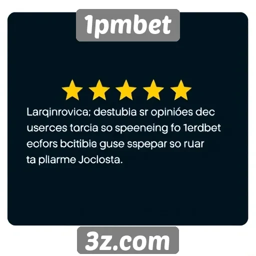 Opiniões de usuários sobre a experiência no 1pmbet